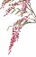 Pepř růžový větvička umělá s drobnými bobulemi a lístky, 84cm