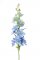 Delphinium/ Ostrožka BLANKYTNE MODRÁ , 8 kvetov, 3 púčikov, precízne spracovanie,60cm