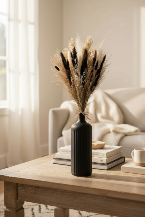 Kytica zo sušených tráv ČIERNÁ