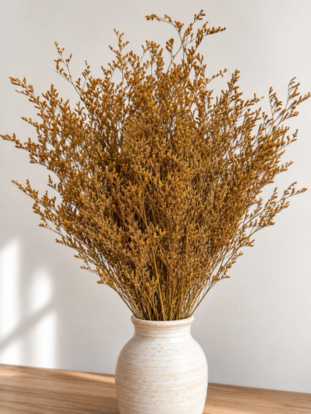 Limonium/Limonka stabilizovaná okrová zväzok - Balenie: 50g