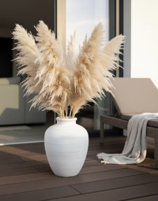 PAMPAS FLUFFY Sušená pampová tráva svetlá prírodná 110cm