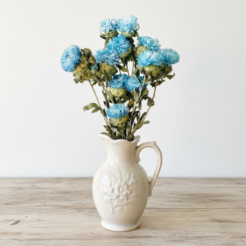 Helichrysum, slamienka azurová