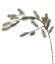 Pinie větev umělá ojíněná s šiškami, 86cm