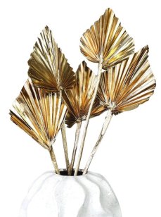 Sušené palmové listy zlaté svazek